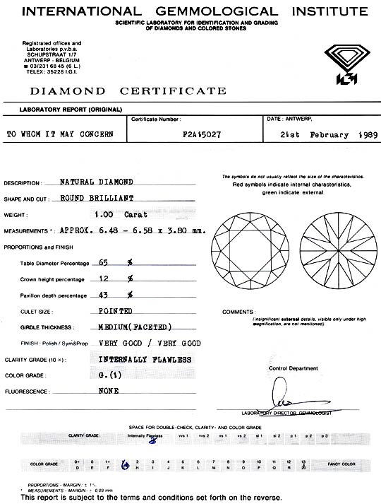 Foto 9 - Diamant Einkaräter Brillant IGI Lupenrein Top Wesselton, D5180