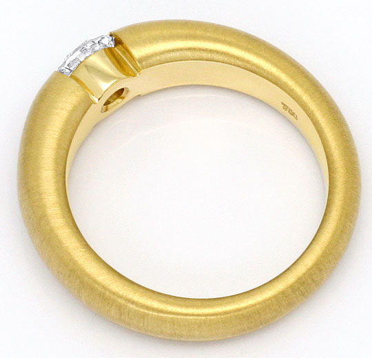 Foto 3 - Halbkaräter Brillant-Diamant-Spannring, massiv Gelbgold, R1767