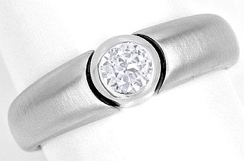 Foto 1 - Design-Diamantbandring mit 0,35ct Brillant in Weißgold, R8653